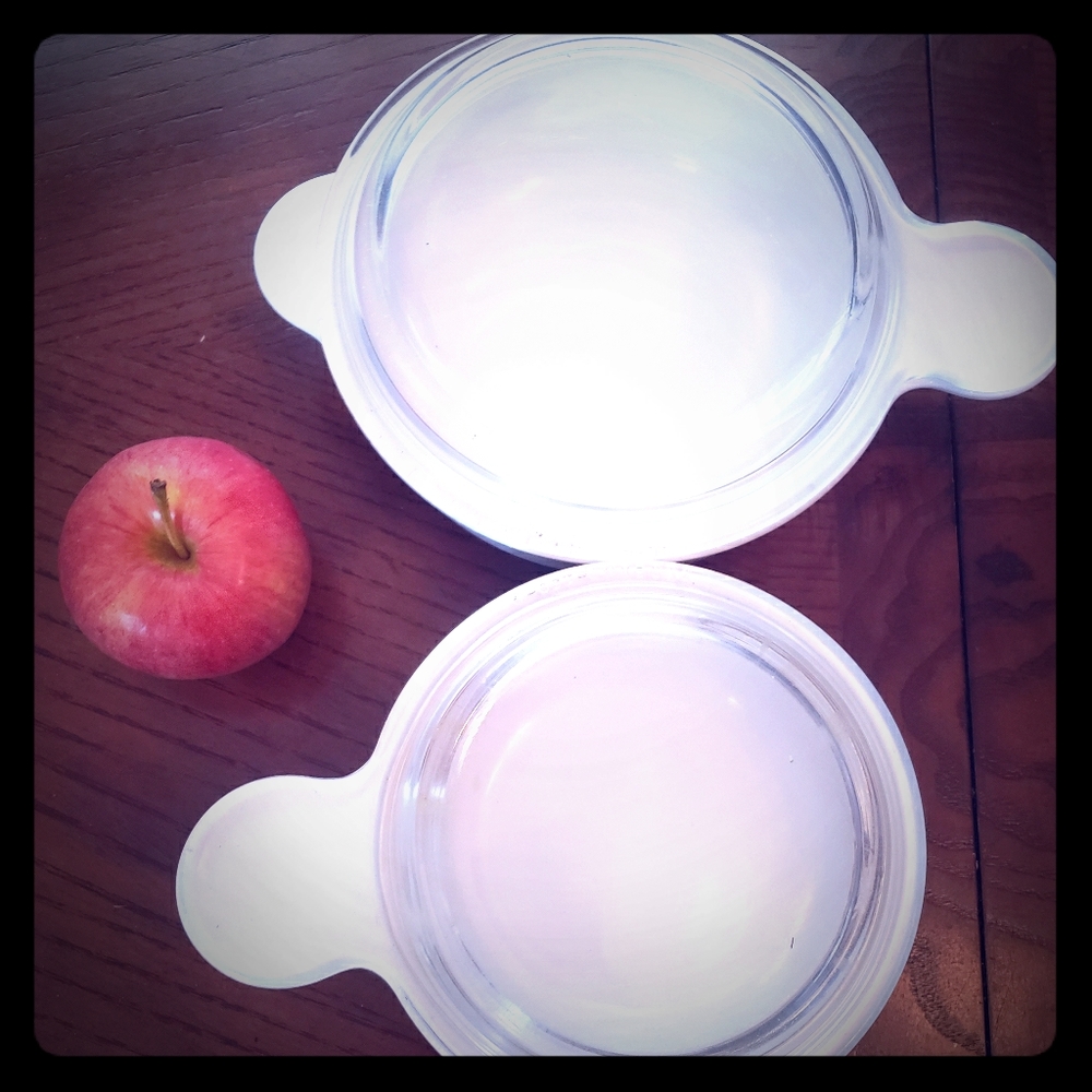 Vintage Corningware/Pyrex Grab-It Bowls Glass Lids